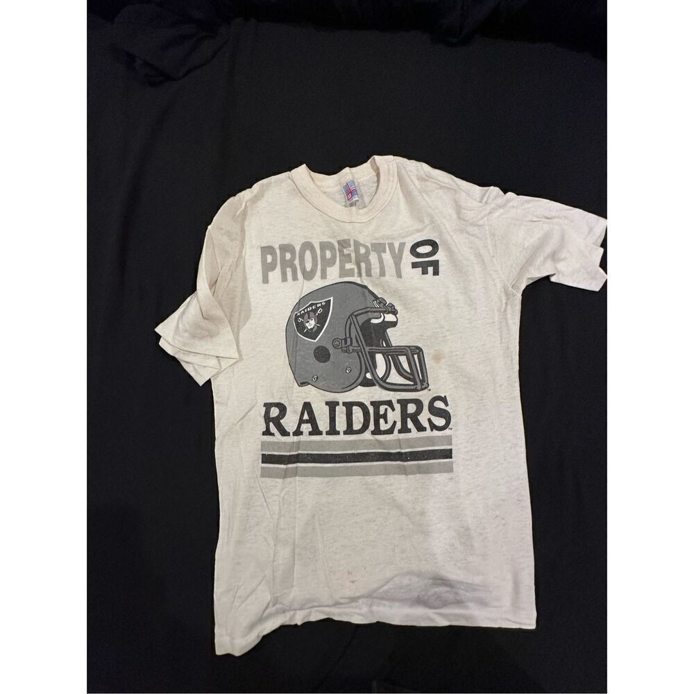 XL shirt tee Raiders vintage
